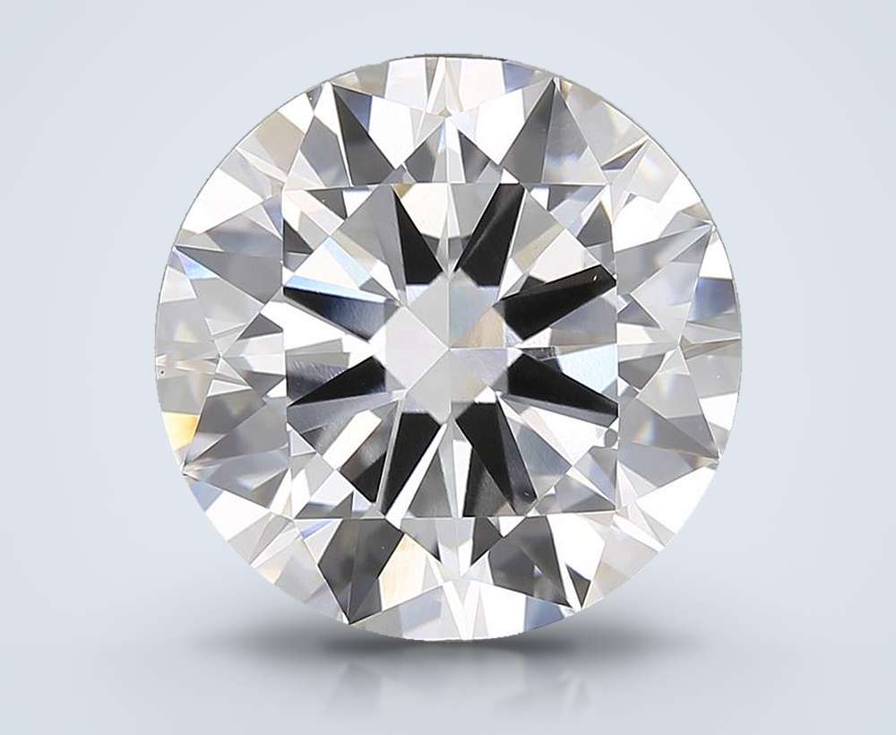 9.02ct E VVS2 Excellent Cut Round Lab Grown Diamond