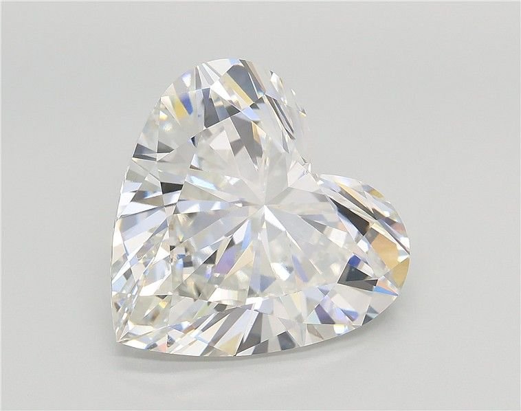 8.05ct F VS1 Very Good Cut Heart Lab Grown Diamond