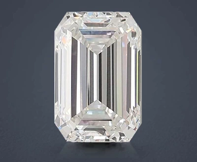 10.03ct G VVS2 Rare Carat Ideal Cut Emerald Lab Grown Diamond