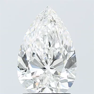 2.01ct E VS2 Rare Carat Ideal Cut Pear Lab Grown Diamond