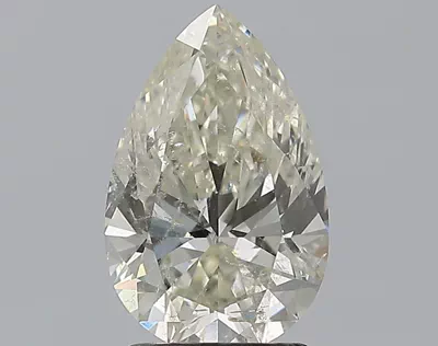 2.21ct J SI2 Rare Carat Ideal Cut Pear Diamond