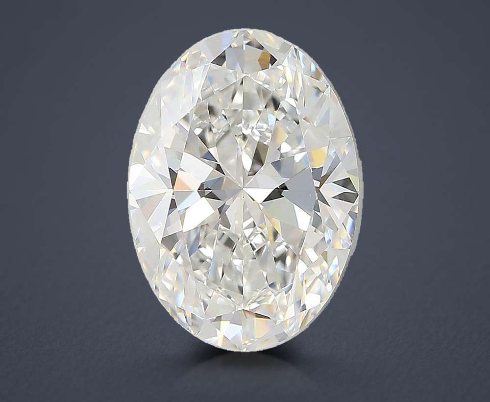 4.33ct E VVS2 Rare Carat Ideal Cut Oval Lab Grown Diamond