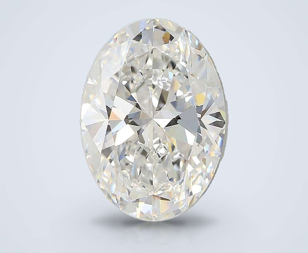 4.33ct E VVS2 Rare Carat Ideal Cut Oval Lab Grown Diamond