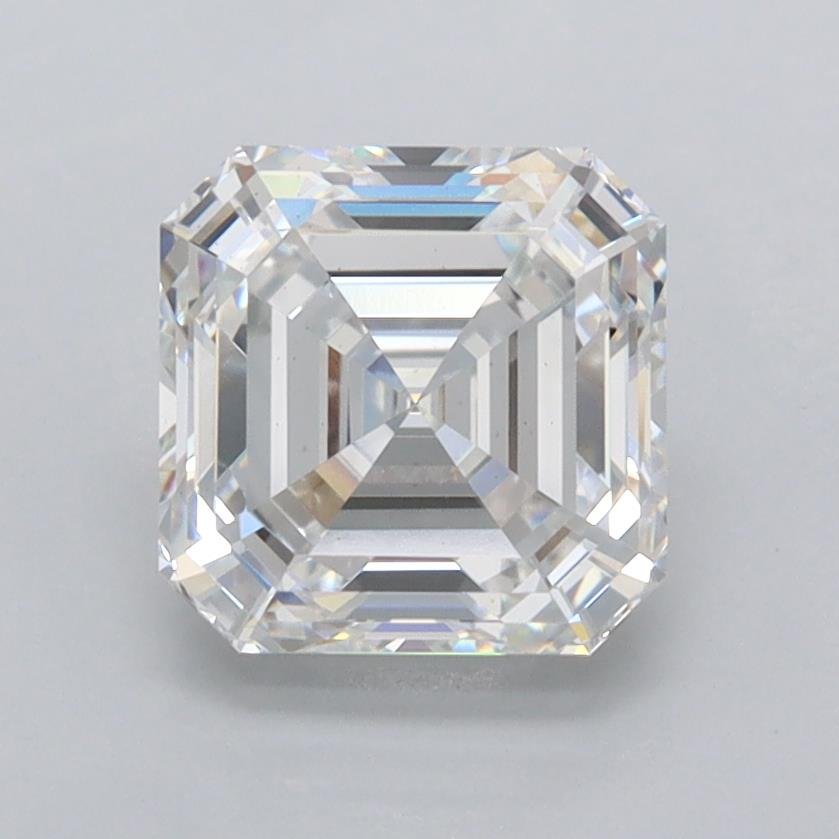 2.00ct E VS1 Rare Carat Ideal Cut Asscher Lab Grown Diamond