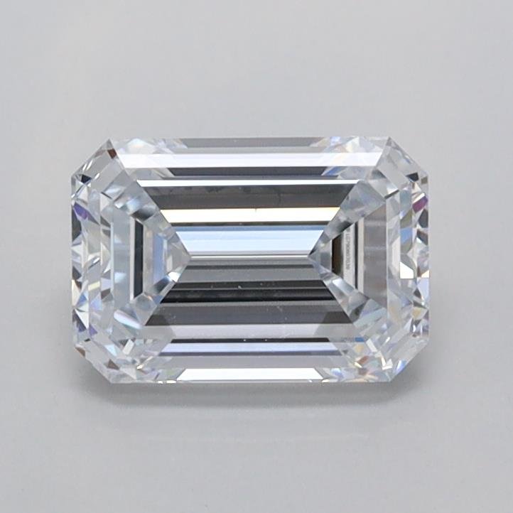 0.98ct F IF Rare Carat Ideal Cut Emerald Lab Grown Diamond