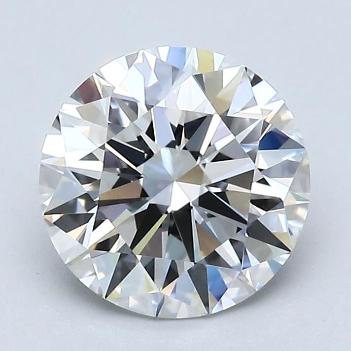 1.77ct F VVS2 Rare Carat Ideal Cut Round Diamond
