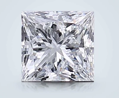 0.58ct D VVS1 Rare Carat Ideal Cut Princess Lab Grown Diamond