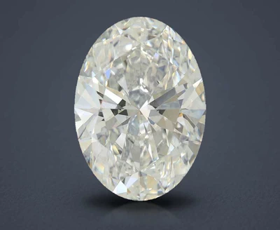 6.17ct F VS1 Rare Carat Ideal Cut Oval Lab Grown Diamond