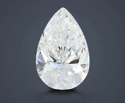 3.09ct E VS1 Rare Carat Ideal Cut Pear Lab Grown Diamond
