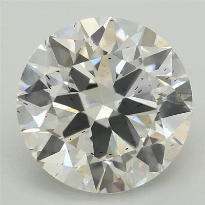3.08ct F SI1 Excellent Cut Round Lab Grown Diamond