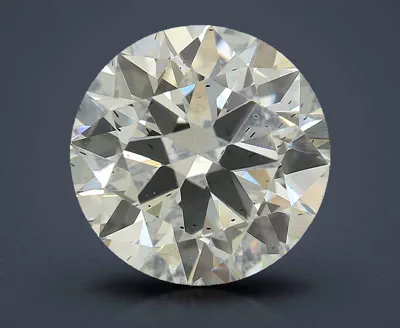 3.08ct F SI1 Excellent Cut Round Lab Grown Diamond