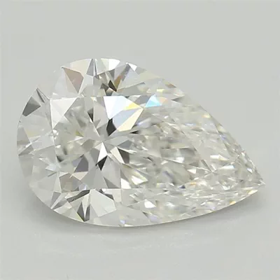 1.01ct E VS1 Rare Carat Ideal Cut Pear Lab Grown Diamond