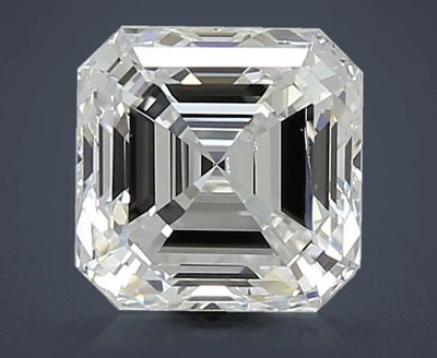 1.42ct D VS2 Rare Carat Ideal Cut Asscher Lab Grown Diamond