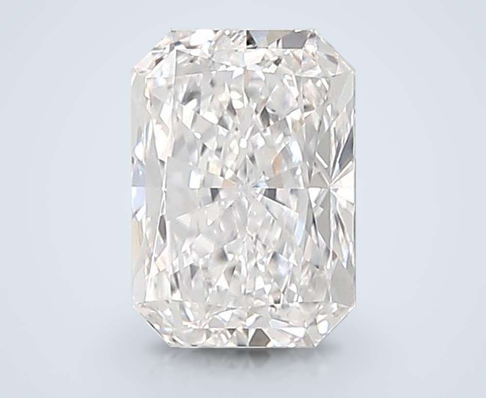 3.05ct D VS1 Rare Carat Ideal Cut Radiant Lab Grown Diamond