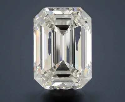 5.07ct I IF Rare Carat Ideal Cut Emerald Diamond