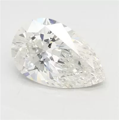 2.57ct G VVS2 Rare Carat Ideal Cut Pear Lab Grown Diamond