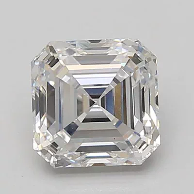 1.55ct E VS1 Rare Carat Ideal Cut Asscher Lab Grown Diamond