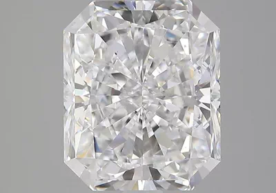 5.27ct D VS2 Rare Carat Ideal Cut Radiant Diamond