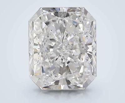 5.27ct D VS2 Rare Carat Ideal Cut Radiant Diamond