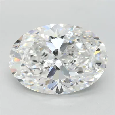 5.01ct G VVS2 Rare Carat Ideal Cut Oval Lab Grown Diamond