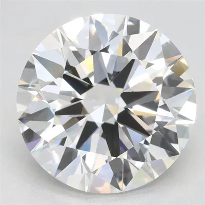 4.01ct F IF Rare Carat Ideal Cut Round Lab Grown Diamond