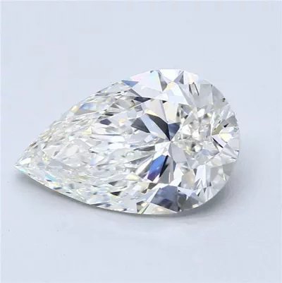 5.01ct I VVS2 Rare Carat Ideal Cut Pear Diamond