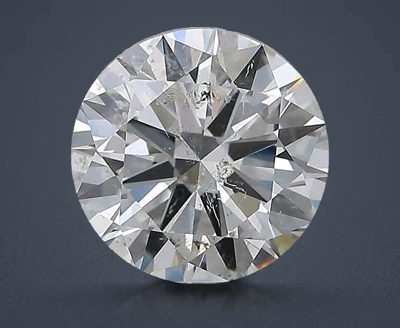 3.01ct H SI2 Excellent Cut Round Diamond