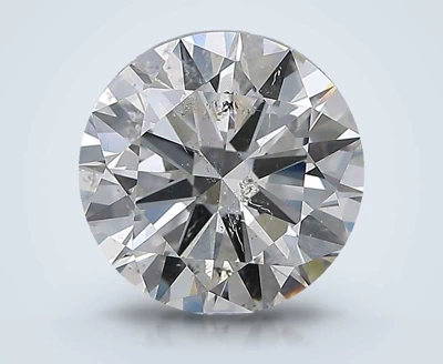 3.01ct H SI2 Excellent Cut Round Diamond