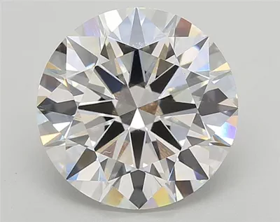 6.05ct G VVS2 Rare Carat Ideal Cut Round Lab Grown Diamond