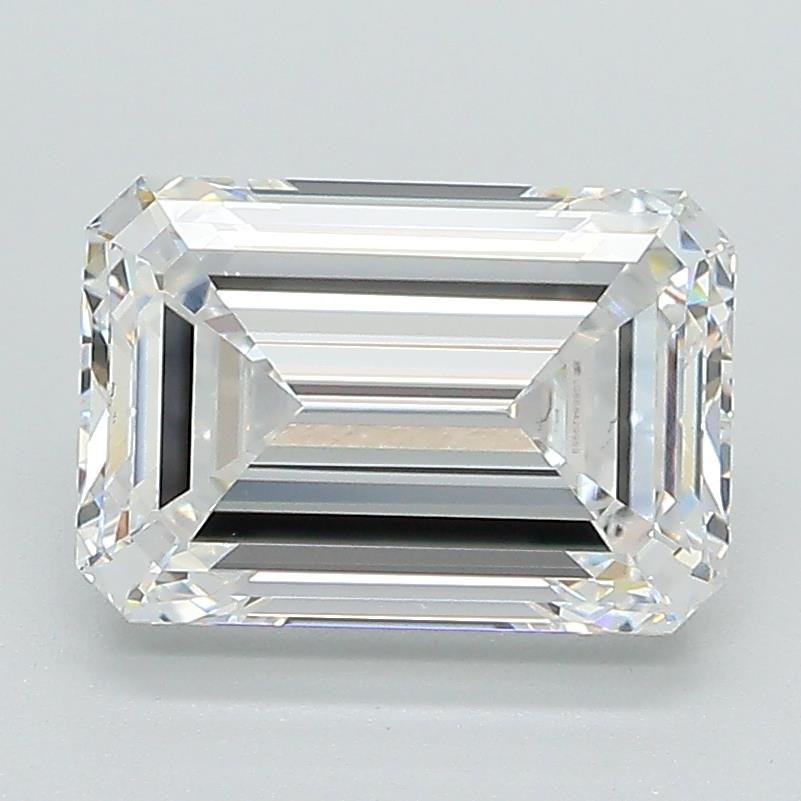 2.52ct E VS1 Rare Carat Ideal Cut Emerald Lab Grown Diamond