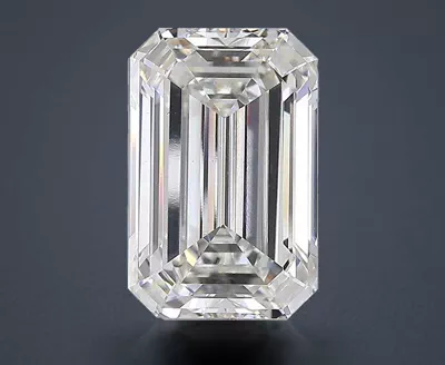 13.94ct F VS2 Rare Carat Ideal Cut Emerald Lab Grown Diamond