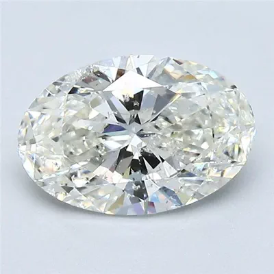 1.51ct J SI2 Rare Carat Ideal Cut Oval Diamond