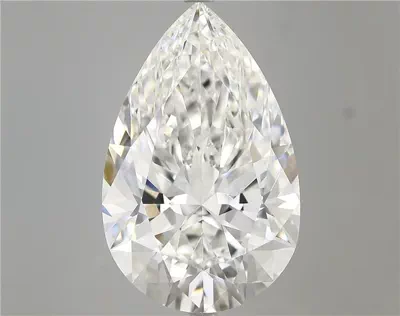 11.10ct F VVS2 Rare Carat Ideal Cut Pear Lab Grown Diamond