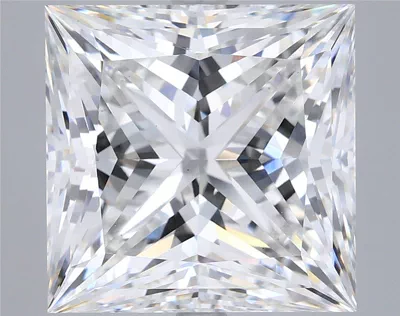 10.10ct F VS1 Rare Carat Ideal Cut Princess Lab Grown Diamond