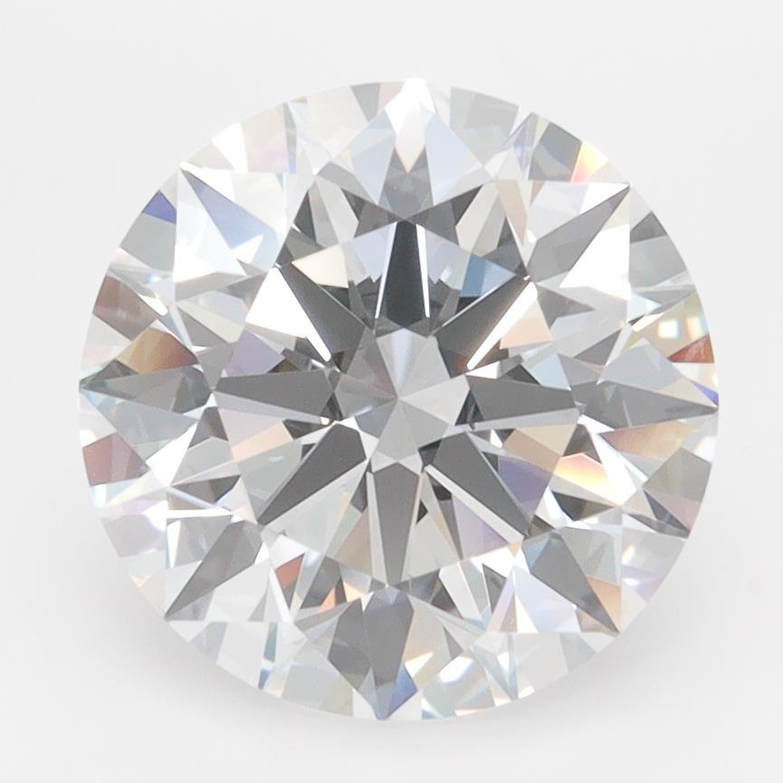 3.57ct D FL Rare Carat Ideal Cut Round Lab Grown Diamond