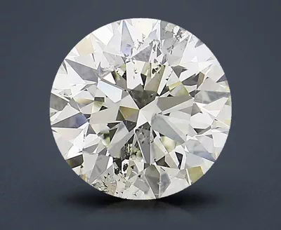 5.02ct J SI2 Ideal Cut Round Diamond