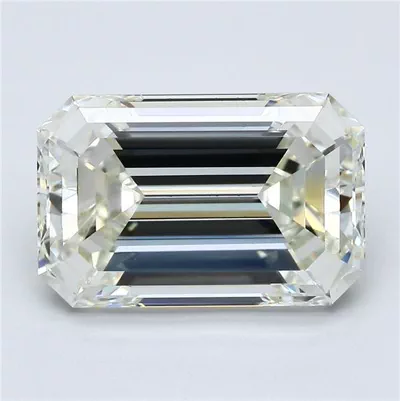 6.09ct K VS1 Rare Carat Ideal Cut Emerald Diamond