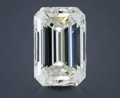 6.09ct K VS1 Rare Carat Ideal Cut Emerald Diamond