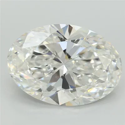 5.24ct E VS1 Rare Carat Ideal Cut Oval Lab Grown Diamond