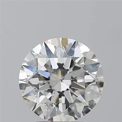 2.70ct H SI2 Rare Carat Ideal Cut Round Diamond