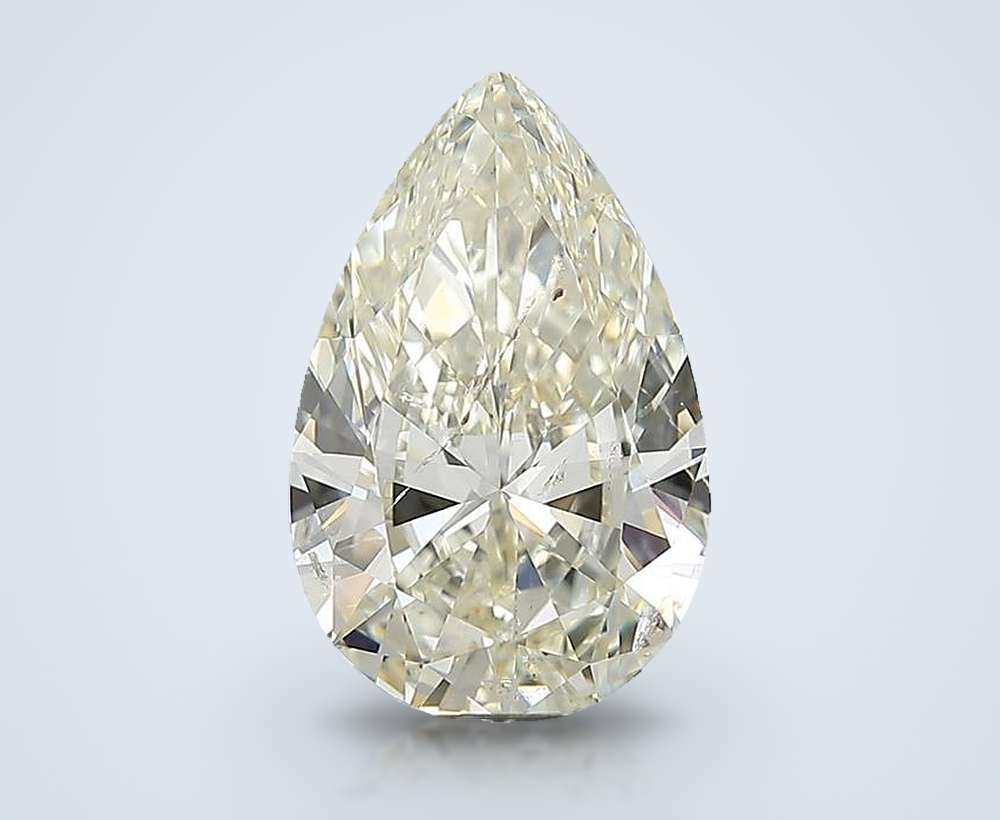 2.50ct K SI2 Rare Carat Ideal Cut Pear Diamond