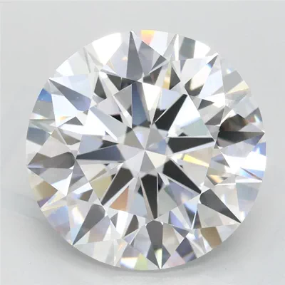 4.97ct D FL Rare Carat Ideal Cut Round Lab Grown Diamond