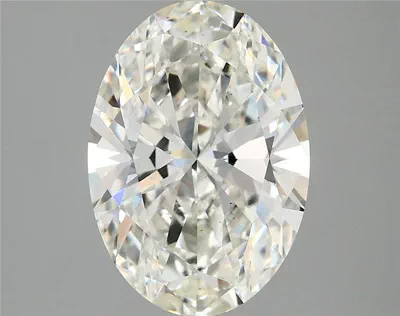 2.98ct H VS2 Rare Carat Ideal Cut Oval Lab Grown Diamond