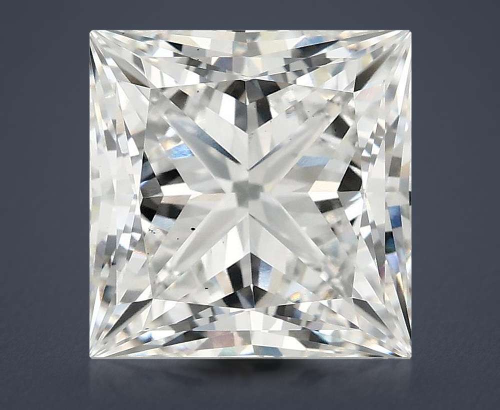 5.08ct E VS2 Rare Carat Ideal Cut Princess Lab Grown Diamond
