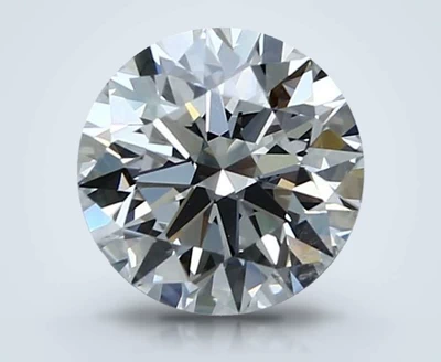 2.45ct E VVS2 Excellent Cut Round Lab Grown Diamond