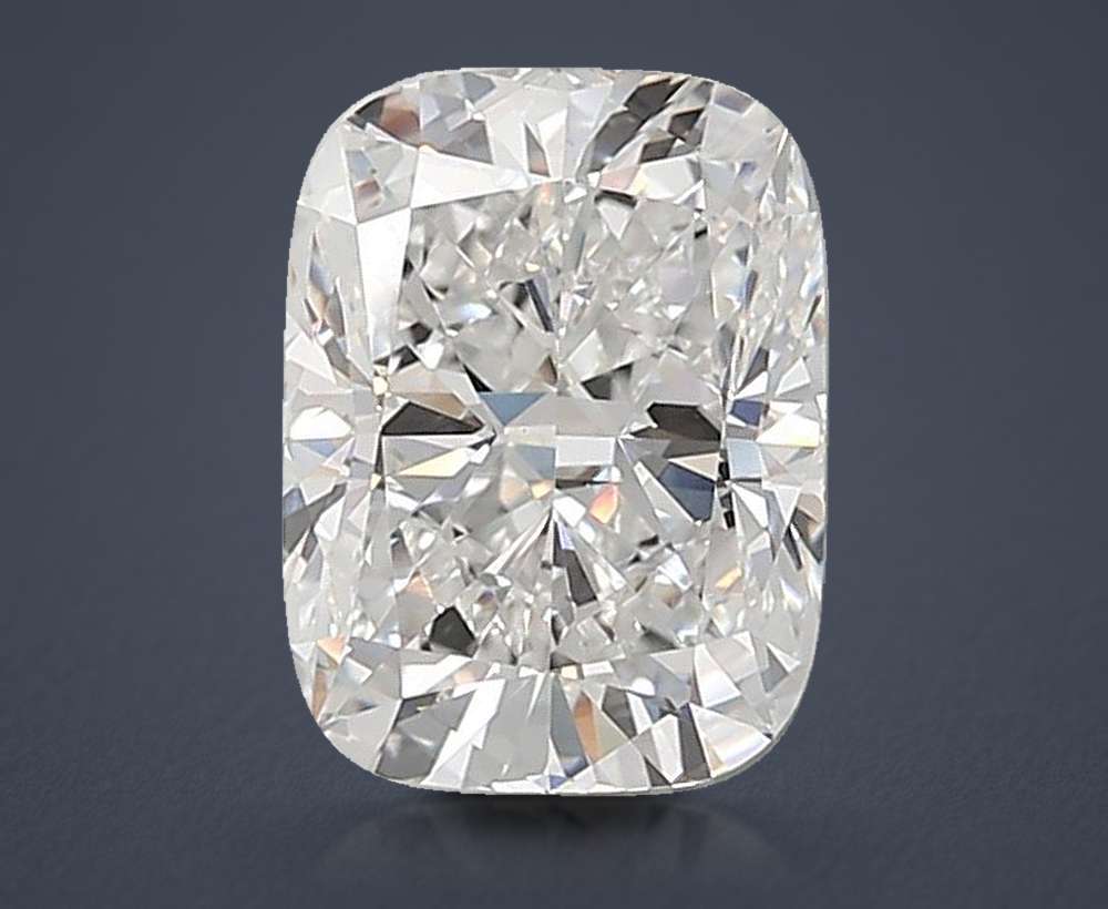 4.75ct E VVS2 Very Good Cut Cushion Lab Grown Diamond