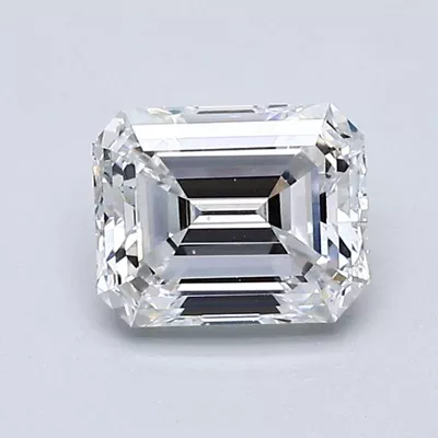 1.00ct D VS1 Very Good Cut Emerald Diamond