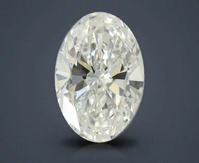 6.85ct E VVS2 Very Good Cut Oval Lab Grown Diamond