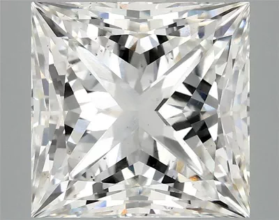 6.07ct G VS2 Rare Carat Ideal Cut Princess Lab Grown Diamond