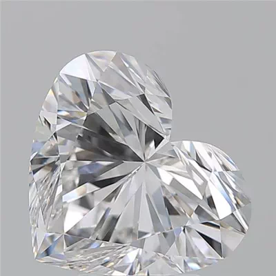 5.06ct G IF Rare Carat Ideal Cut Heart Diamond